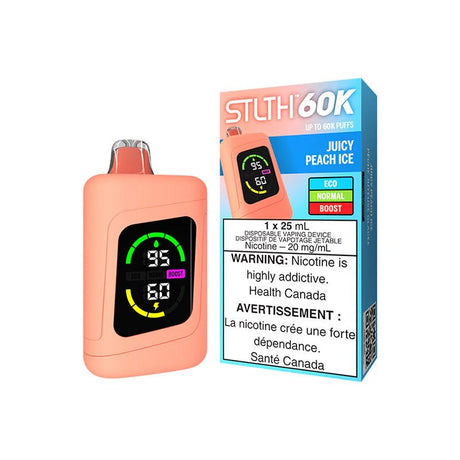 Shop STLTH 60K Disposable - Juicy Peach Ice - at Vapeshop Mania