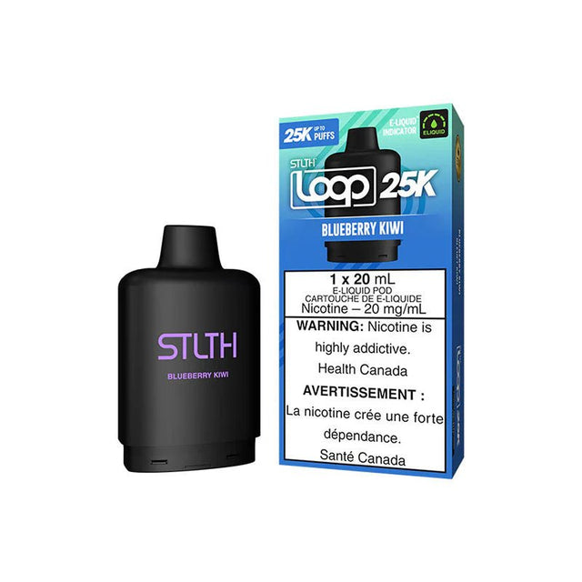 Shop STLTH LOOP 25K Pod Pack - Blueberry Kiwi - at Vapeshop Mania