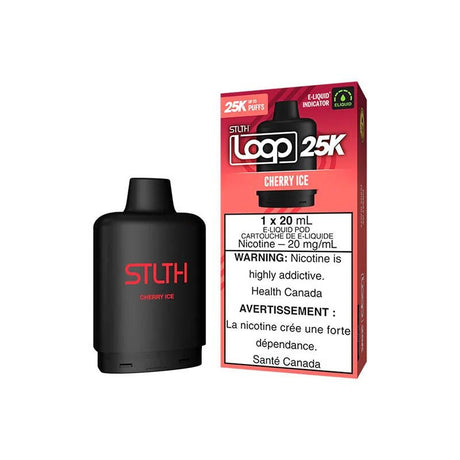 Shop STLTH LOOP 25K Pod Pack - Cherry Ice - at Vapeshop Mania