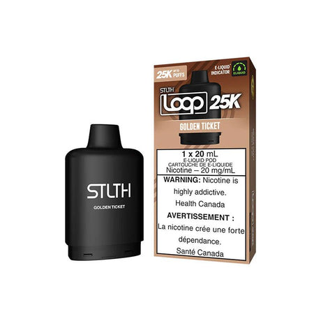 Shop STLTH LOOP 25K Pod Pack - Golden Ticket - at Vapeshop Mania