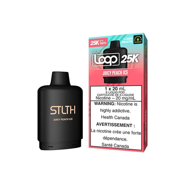 Shop STLTH LOOP 25K Pod Pack - Juicy Peach Ice - at Vapeshop Mania