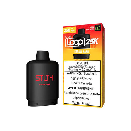 Shop STLTH LOOP 25K Pod Pack - Straw Nana - at Vapeshop Mania