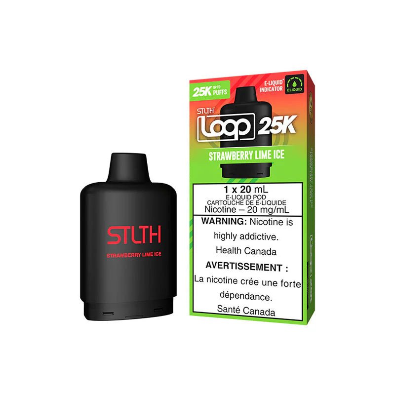 Shop STLTH LOOP 25K Pod Pack - Strawberry Lime Ice - at Vapeshop Mania