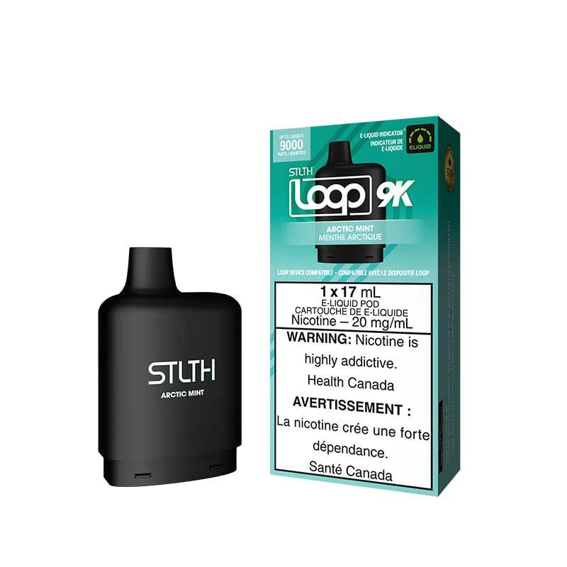 Shop STLTH LOOP 9K Pod Pack - Arctic Mint - at Vapeshop Mania