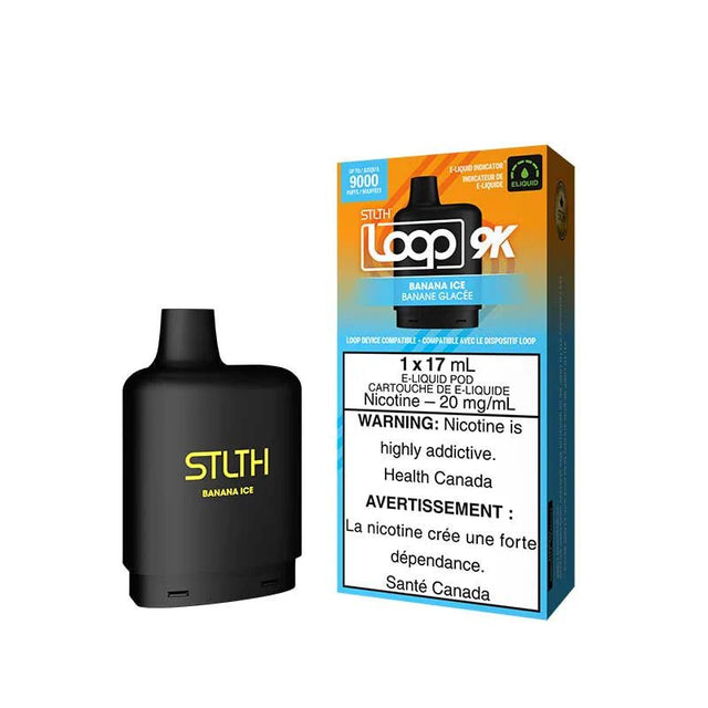 Shop STLTH LOOP 9K Pod Pack - Banana Ice - at Vapeshop Mania