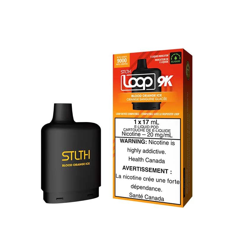 Shop STLTH LOOP 9K Pod Pack - Blood Orange Ice - at Vapeshop Mania