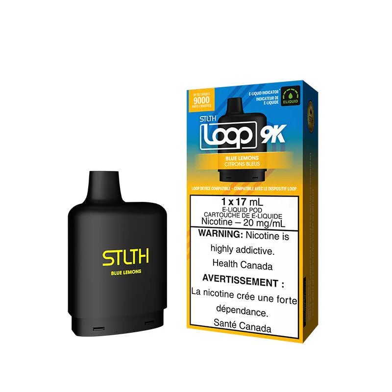 Shop STLTH LOOP 9K Pod Pack - Blue Lemons - at Vapeshop Mania