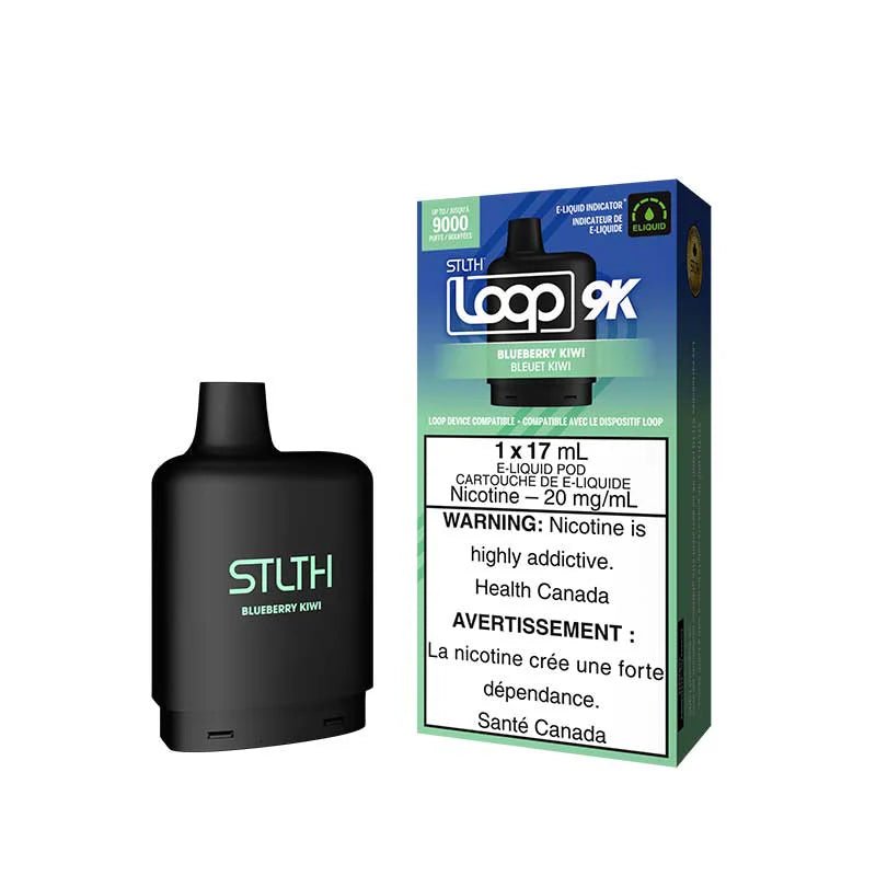 Shop STLTH LOOP 9K Pod Pack - Blueberry Kiwi - at Vapeshop Mania