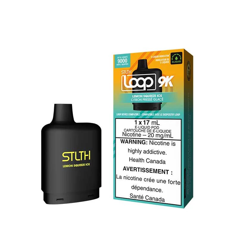 Shop STLTH LOOP 9K Pod Pack - Lemon Squeeze Ice - at Vapeshop Mania