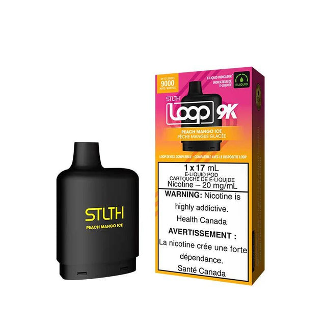 Shop STLTH LOOP 9K Pod Pack - Peach Mango Ice - at Vapeshop Mania