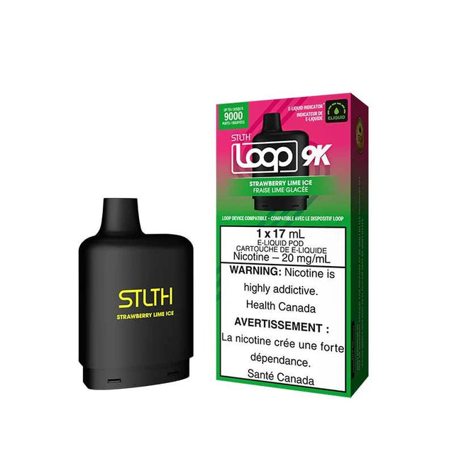 Shop STLTH LOOP 9K Pod Pack - Strawberry Lime Ice - at Vapeshop Mania