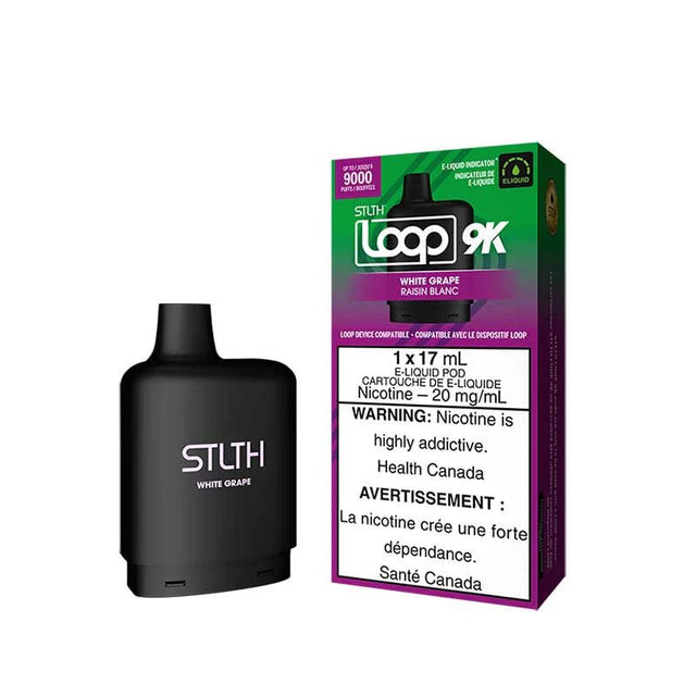 Shop STLTH LOOP 9K Pod Pack - White Grape - at Vapeshop Mania