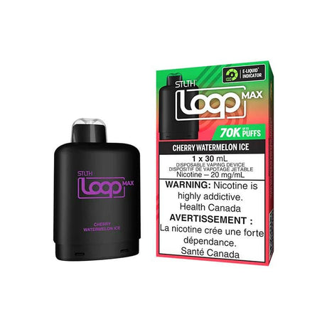 Shop STLTH LOOP MAX 70K Pod Pack - Cherry Watermelon Ice - at Vapeshop Mania