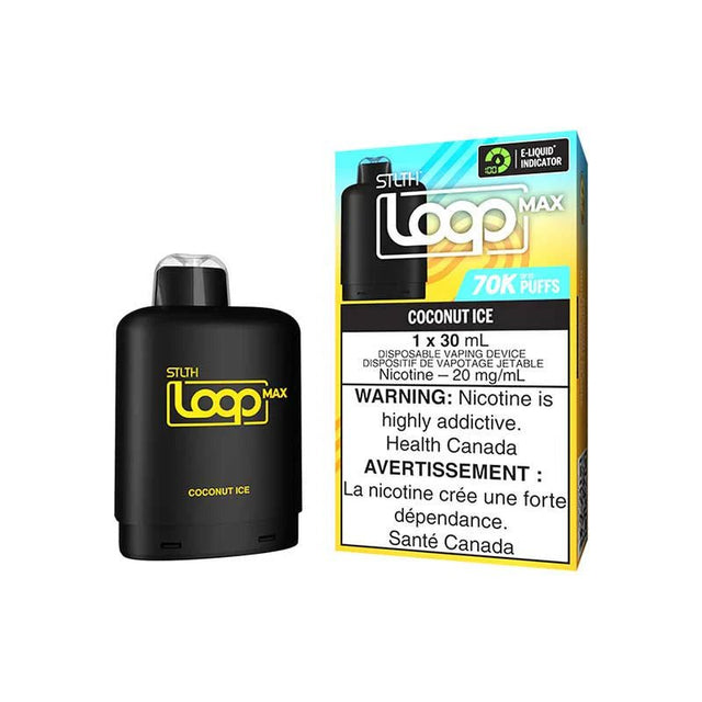 Shop STLTH LOOP MAX 70K Pod Pack - Coconut Ice - at Vapeshop Mania