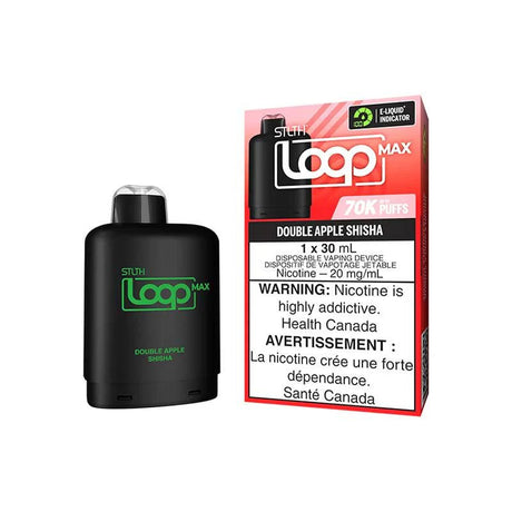 Shop STLTH LOOP MAX 70K Pod Pack - Double Apple Shisha - at Vapeshop Mania