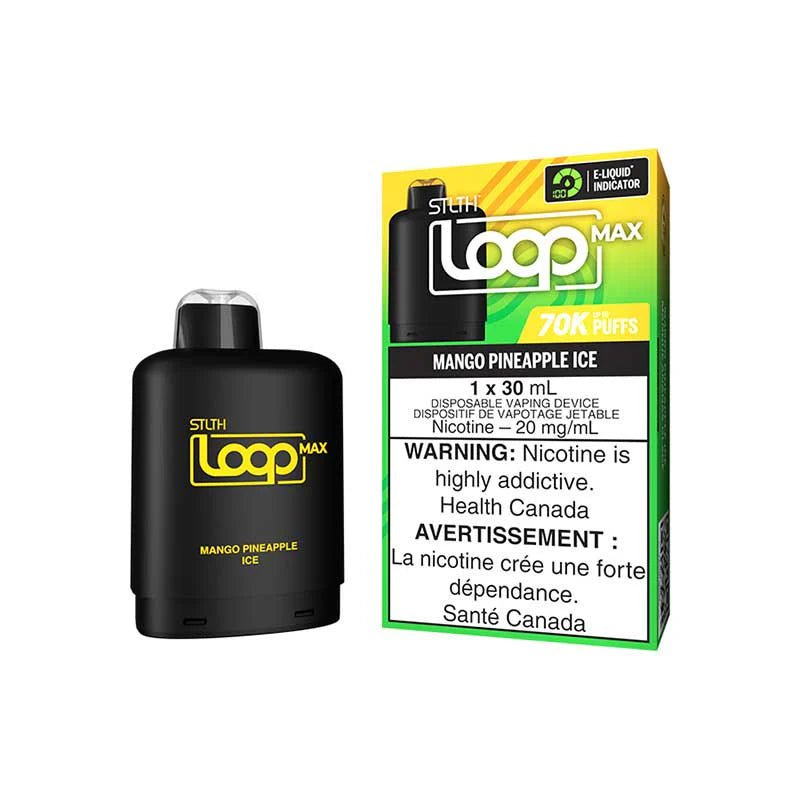 Shop STLTH LOOP MAX 70K Pod Pack - Mango Pineapple Ice - at Vapeshop Mania