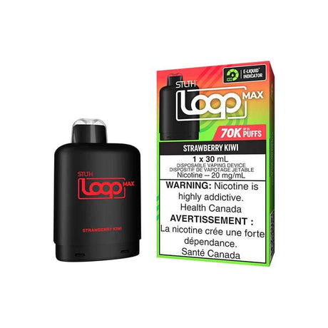 Shop STLTH LOOP MAX 70K Pod Pack - Strawberry Kiwi - at Vapeshop Mania