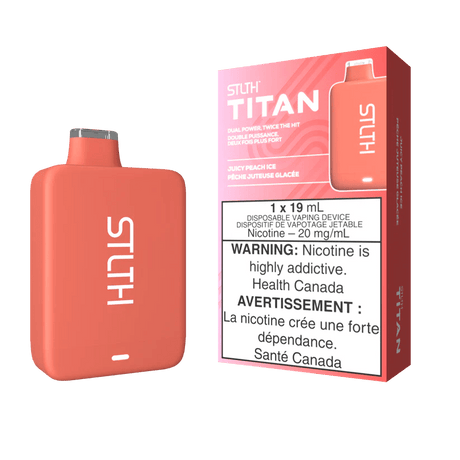 Shop STLTH Titan 10K Disposable - Juicy Peach Ice - at Vapeshop Mania