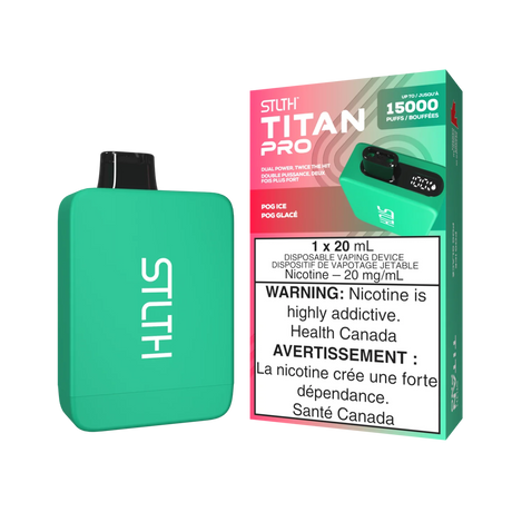 Shop STLTH Titan Pro 15K Disposable - POG Ice - at Vapeshop Mania