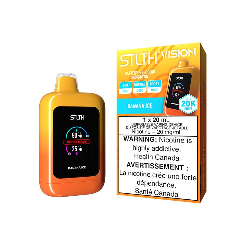 Shop STLTH Vision 20K Disposable - Banana Ice - at Vapeshop Mania