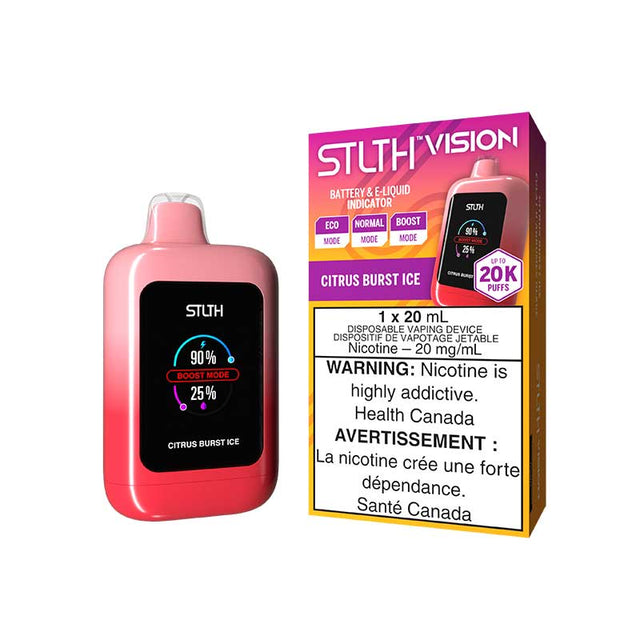 Shop STLTH Vision 20K Disposable - Citrus Burst Ice - at Vapeshop Mania