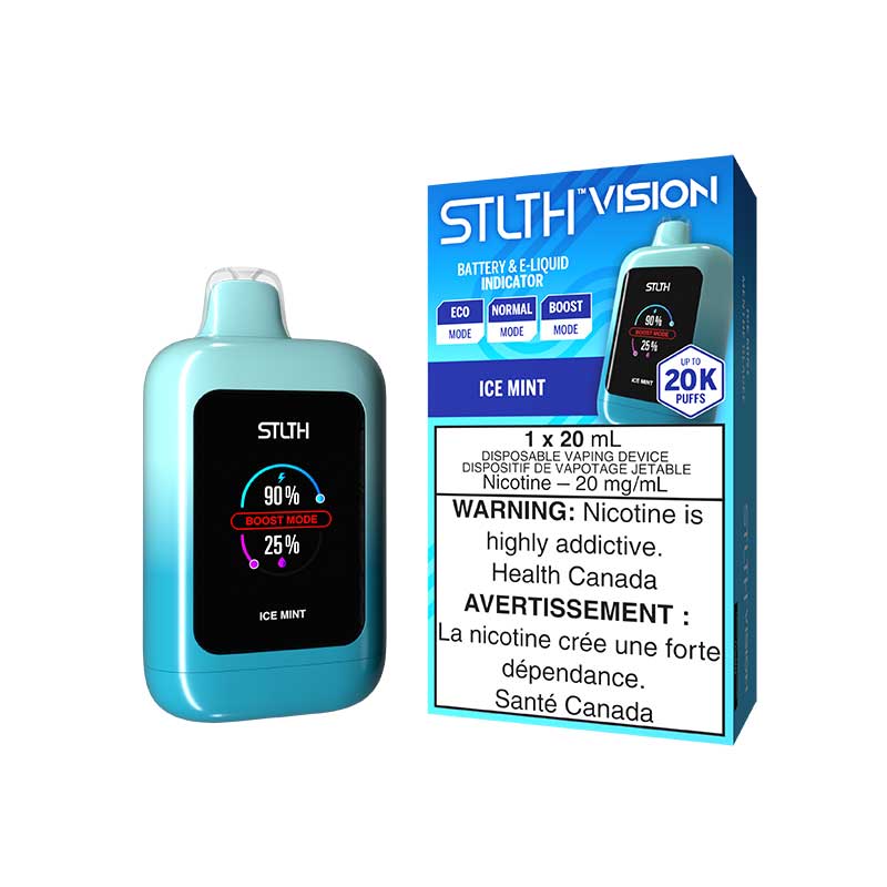 Shop STLTH Vision 20K Disposable - Ice Mint - at Vapeshop Mania