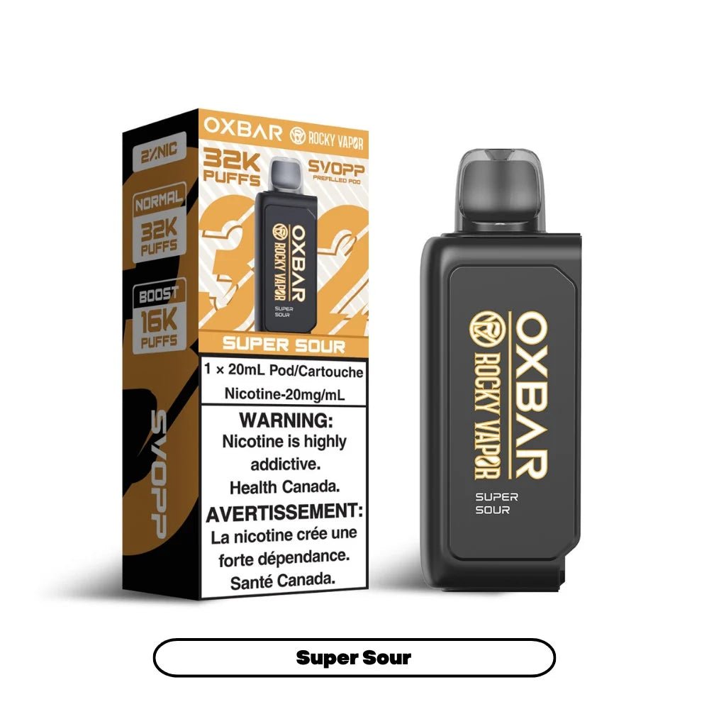 Shop Svopp Rocky Vapor Oxbar [Prefilled Pods] 32K - Super Sour - at Vapeshop Mania