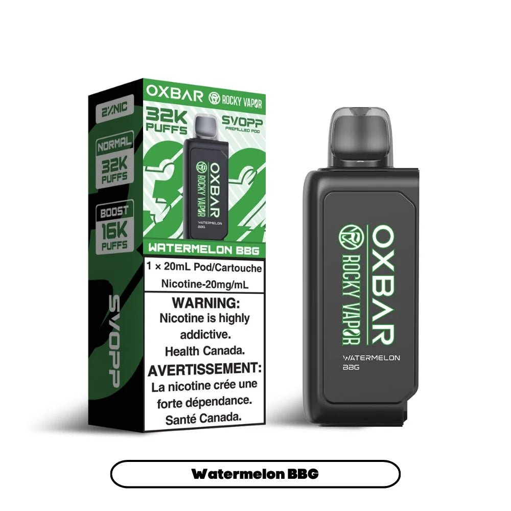 Shop Svopp Rocky Vapor Oxbar [Prefilled Pods] 32K - Watermelon BBG - at Vapeshop Mania