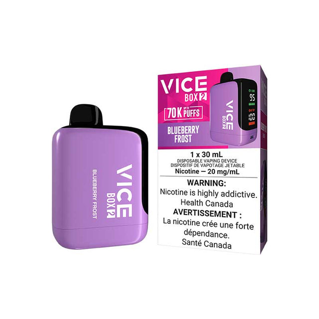 Shop VICE BOX 2 70K Disposable - Blueberry Frost - at Vapeshop Mania