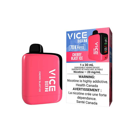 Shop VICE BOX 2 70K Disposable - Cherry Blast Ice - at Vapeshop Mania