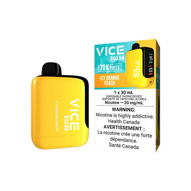 Shop VICE BOX 2 70K Disposable - Icy Orange Peach - at Vapeshop Mania