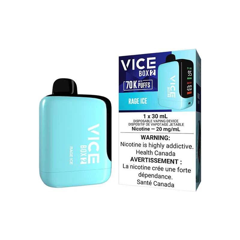 Shop VICE BOX 2 70K Disposable - Rage Ice - at Vapeshop Mania