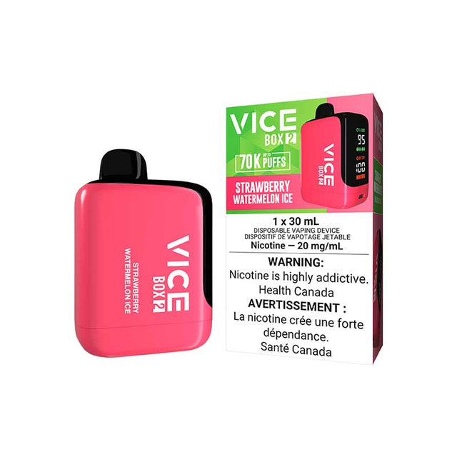 Shop VICE BOX 2 70K Disposable - Strawberry Watermelon Ice - at Vapeshop Mania