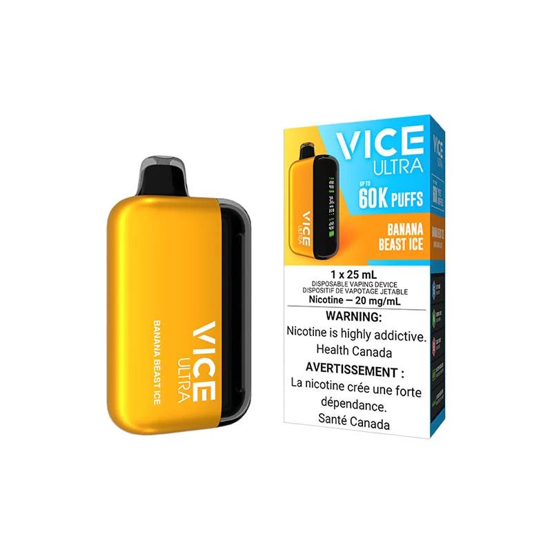 Shop VICE ULTRA 60K Disposable - Banana Beast Ice - at Vapeshop Mania