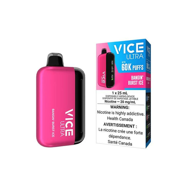 Shop VICE ULTRA 60K Disposable - Bangin' Burst Ice - at Vapeshop Mania