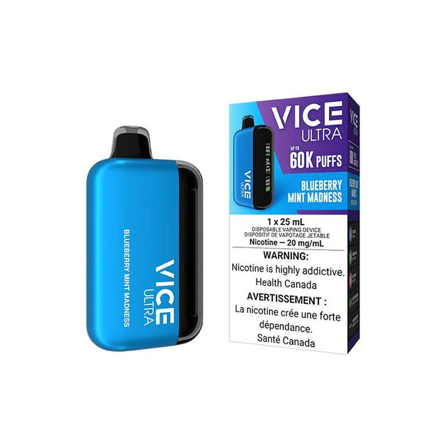 Shop VICE ULTRA 60K Disposable - Blueberry Mint Madness - at Vapeshop Mania