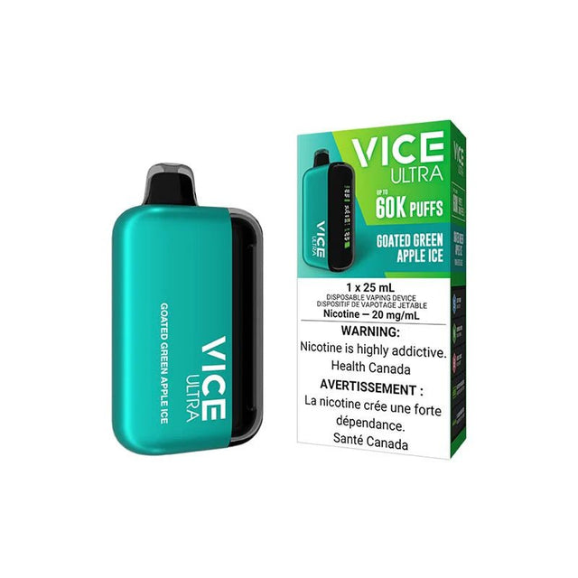 Shop VICE ULTRA 60K Disposable - Goated Green Apple Ice - at Vapeshop Mania