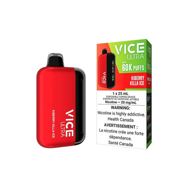 Shop VICE ULTRA 60K Disposable - Kiberry Killa Ice - at Vapeshop Mania