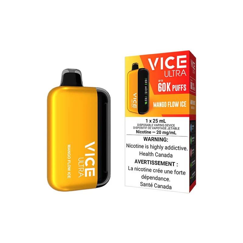 Shop VICE ULTRA 60K Disposable - Mango Flow Ice - at Vapeshop Mania