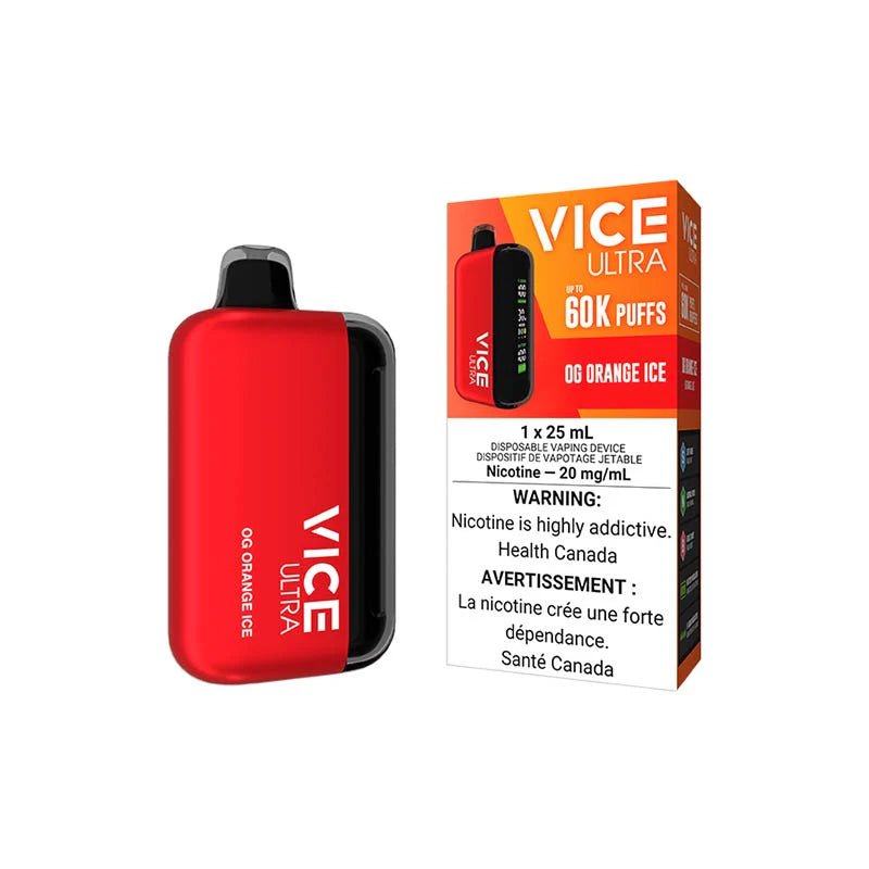 Shop VICE ULTRA 60K Disposable - OG Orange Ice - at Vapeshop Mania