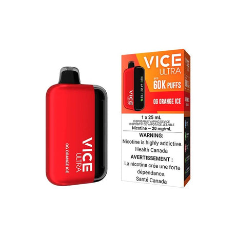 Shop VICE ULTRA 60K Disposable - OG Orange Ice - at Vapeshop Mania