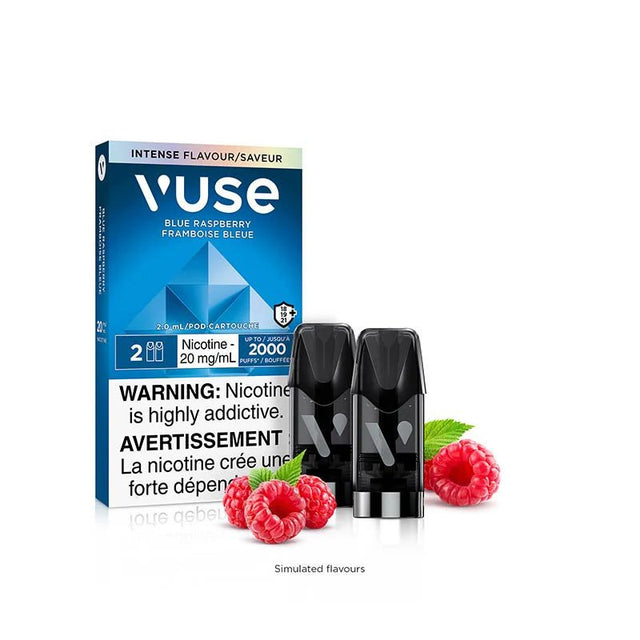 Shop VUSE Pods - Blue Raspberry (2pk) - at Vapeshop Mania