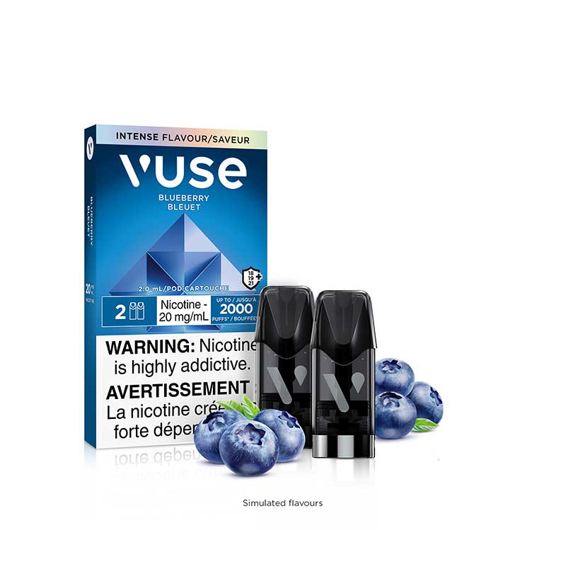 Shop VUSE Pods - Blueberry (2pk) - at Vapeshop Mania