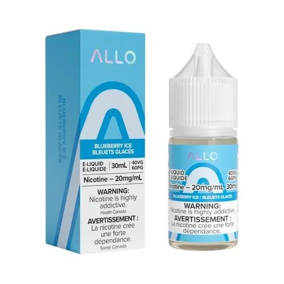 Shop Blueberry Ice Salt by Allo E-Liquid - at Vapeshop Mania