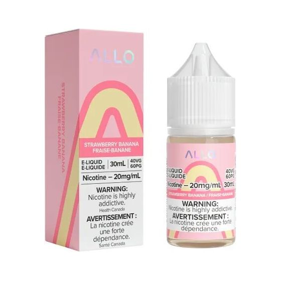 Shop Strawberry Banana Salt by Allo E-Liquid - at Vapeshop Mania