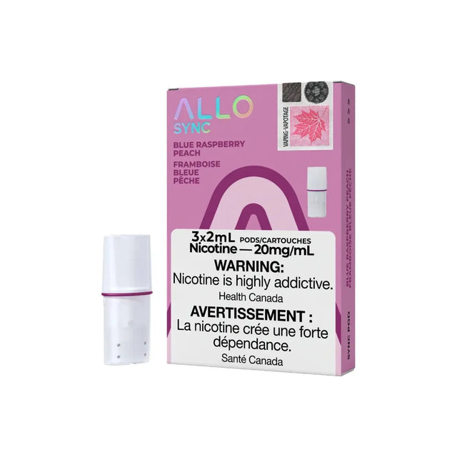 Shop ALLO Sync Pod Pack - Blue Raspberry Peach - at Vapeshop Mania