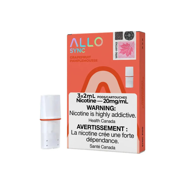 Shop ALLO Sync Pod Pack - Grapefruit - at Vapeshop Mania