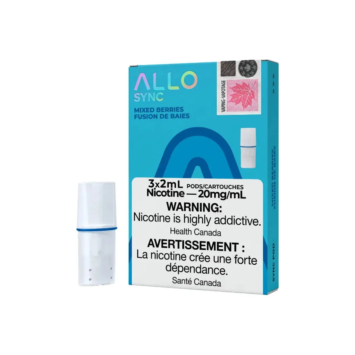 Shop ALLO Sync Pod Pack - Mixed Berries - at Vapeshop Mania