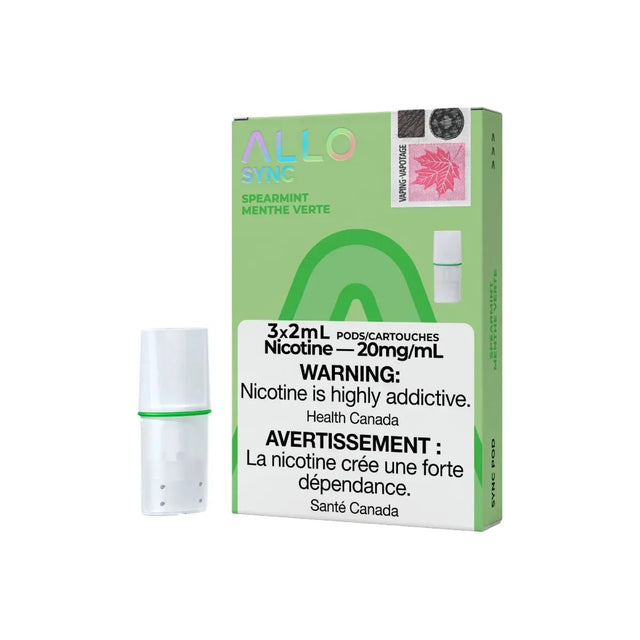 Shop ALLO Sync Pod Pack - Spearmint - at Vapeshop Mania