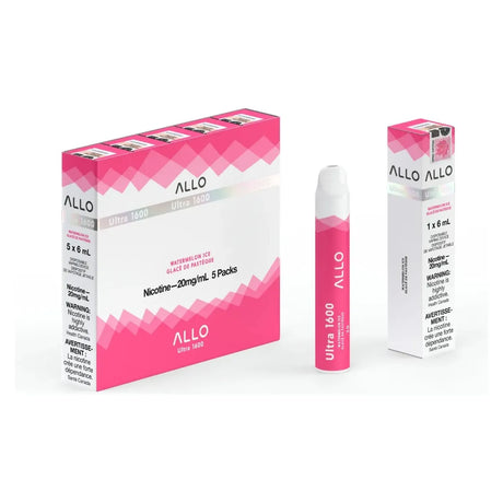 Shop ALLO Ultra 1600 Disposable - Watermelon Ice - at Vapeshop Mania